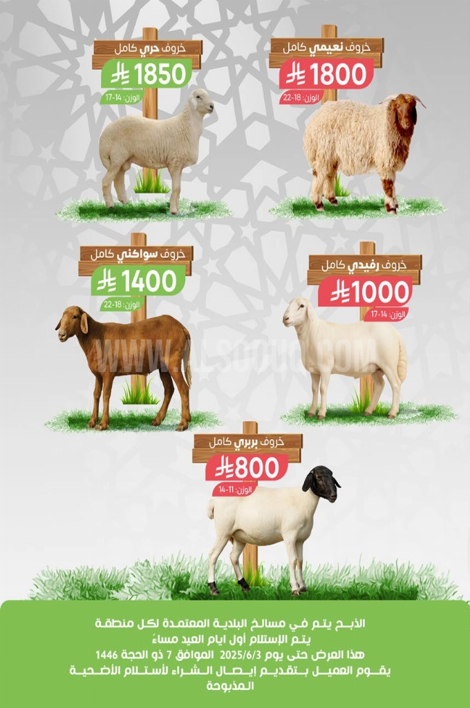 عروض أسواق المزرعة الرياض والخرج الأسبوعية 21 مايو 2025 الموافق 23 ذو القعدة 1446 عروض عيد الاضحى 3 عروض أسواق المزرعة الرياض